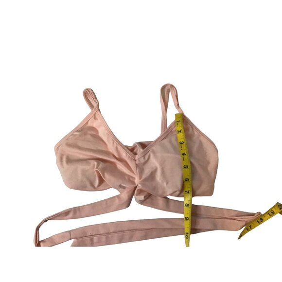 RUUHEE Women Criss Cross HighWaisted String Floral Printed 2PC Bathing Suit SZ L - Picture 5 of 9